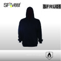 NFPA2112 EN1149-5 Sicherheitsausrüstung feuerfeste Tuch Material Hoodie Schutz Weste schwarz FR Kleidung Sicherheit Sweatshirt